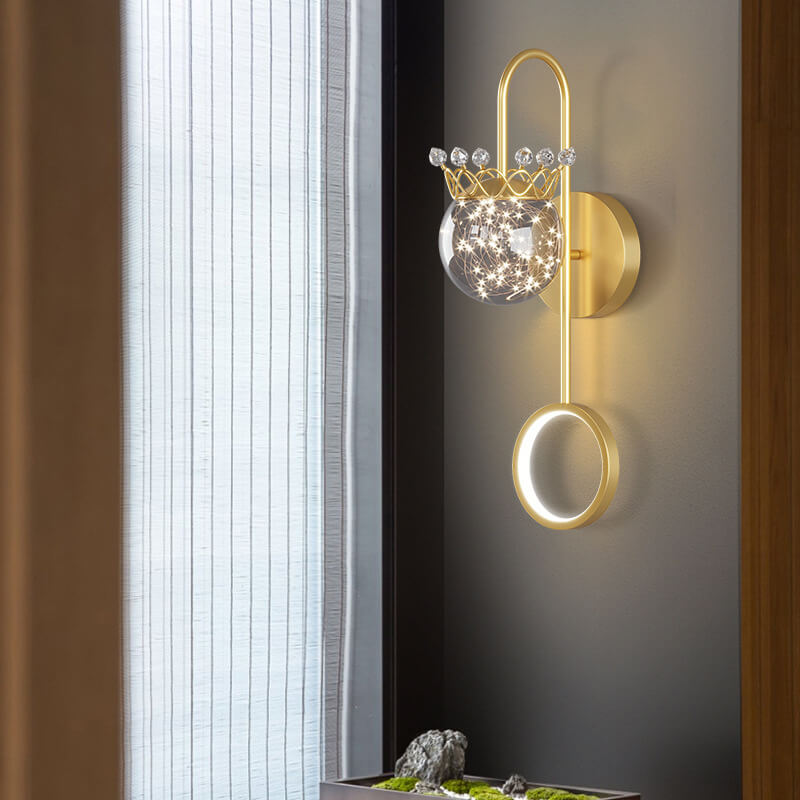 Creative Iron Aluminum Balls LED Wall Sconce Lamp