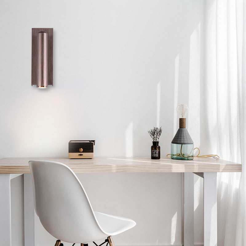 Modern Minimalist Aluminum Rotatable LED Wall Sconce Lamp