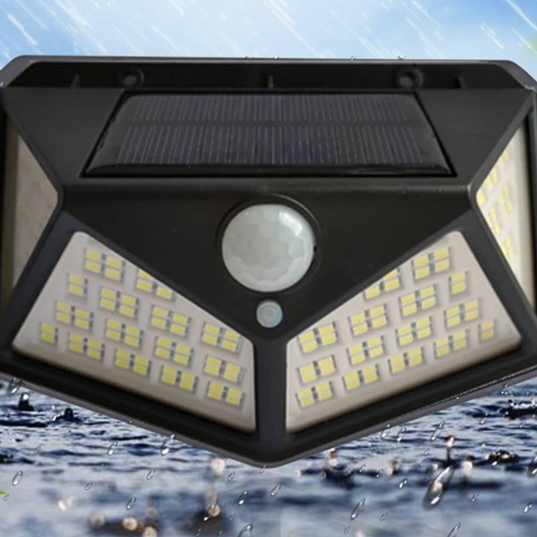 Solar Body Sensor Garden Lighting Wall Sconce Lamp