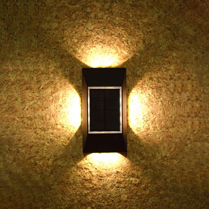 Simplicity ABS Plastic LED Outdoor Wall Sconce Lamp