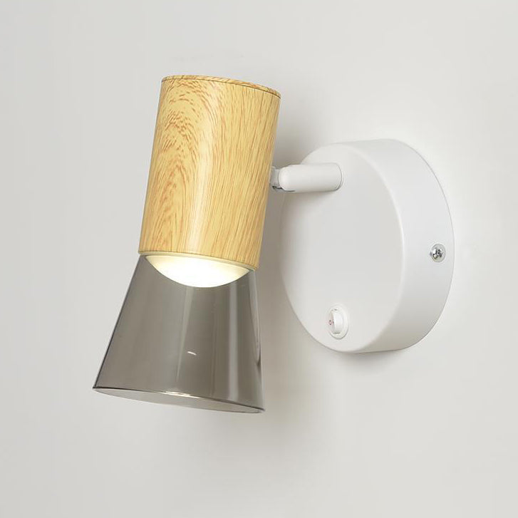 Scandinavian Acrylic Cylinder 1-Light Wall Sconce Lamp