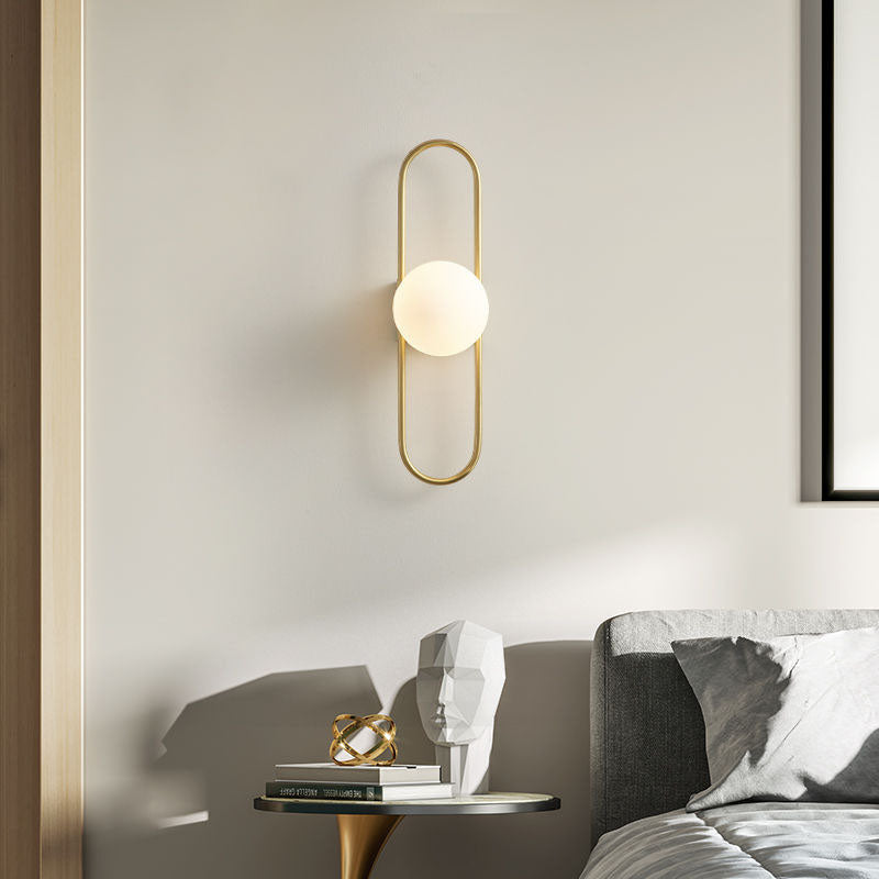 Nordic All-Copper Balls 1-Light Wall Sconce Lamp