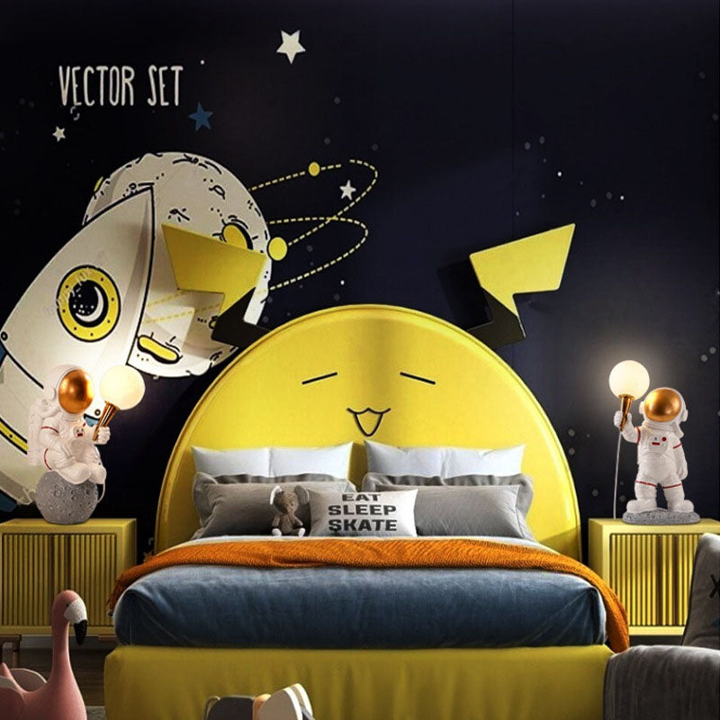 Cartoon Astronaut Resin ABS 1-Light Wall Sconce Lamp