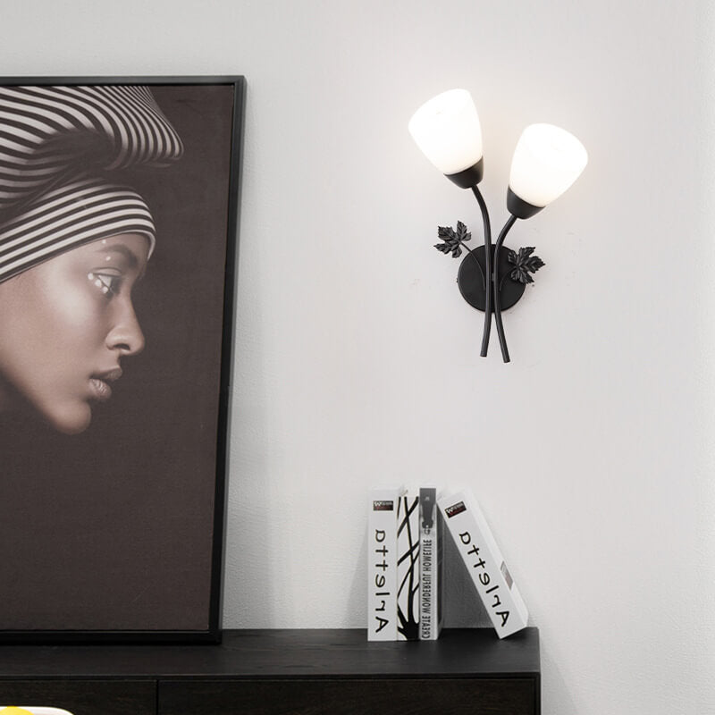 Scandinavian Flower Bud Shape 1/2-Light Wall Sconce Lamp