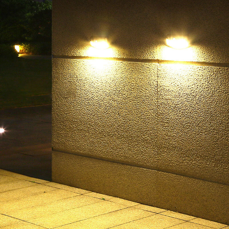 Simplicity Solar Square LED Outdoor Wall Sconce Lamp