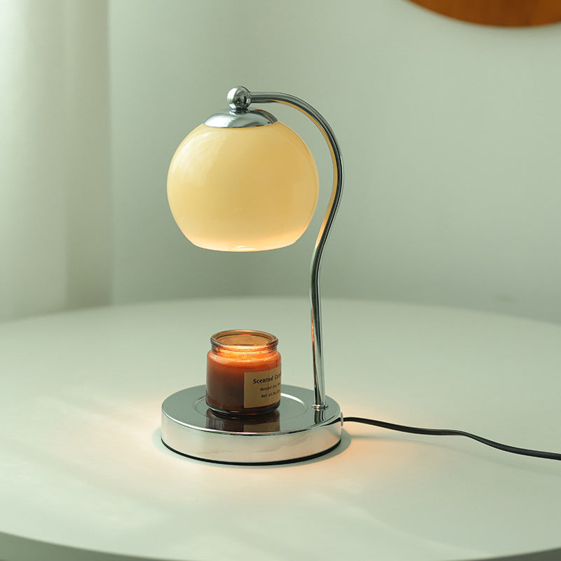 Modern Glass Orb Table Lamp