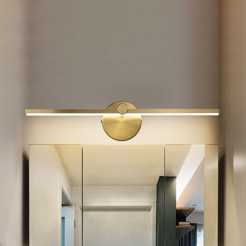 Aluminum Long Bar Switch LED Mirror Wall Sconce Lamp