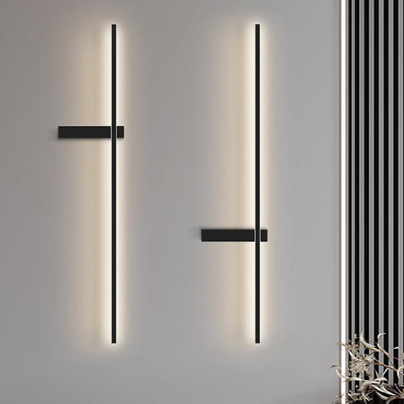 Iron Aluminum Silica Strip Line LED Wall Sconce Lamp
