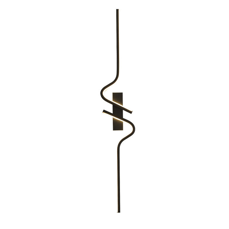 Creative Strip Aluminum Silicon Gel LED Wall Sconce Lamp
