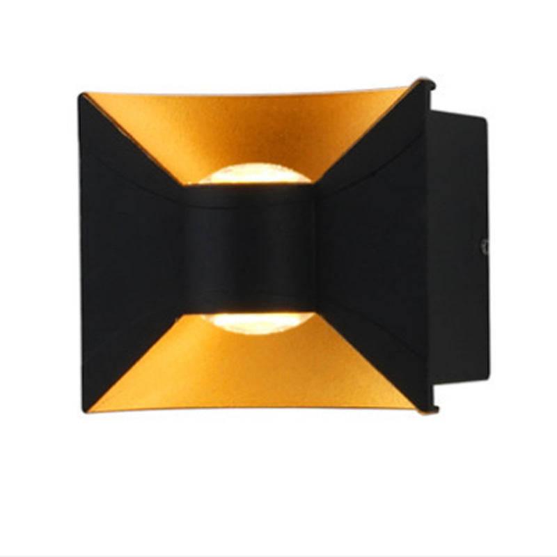 Simplicity Waterproof Aluminum Square LED Wall Sconce Lamp