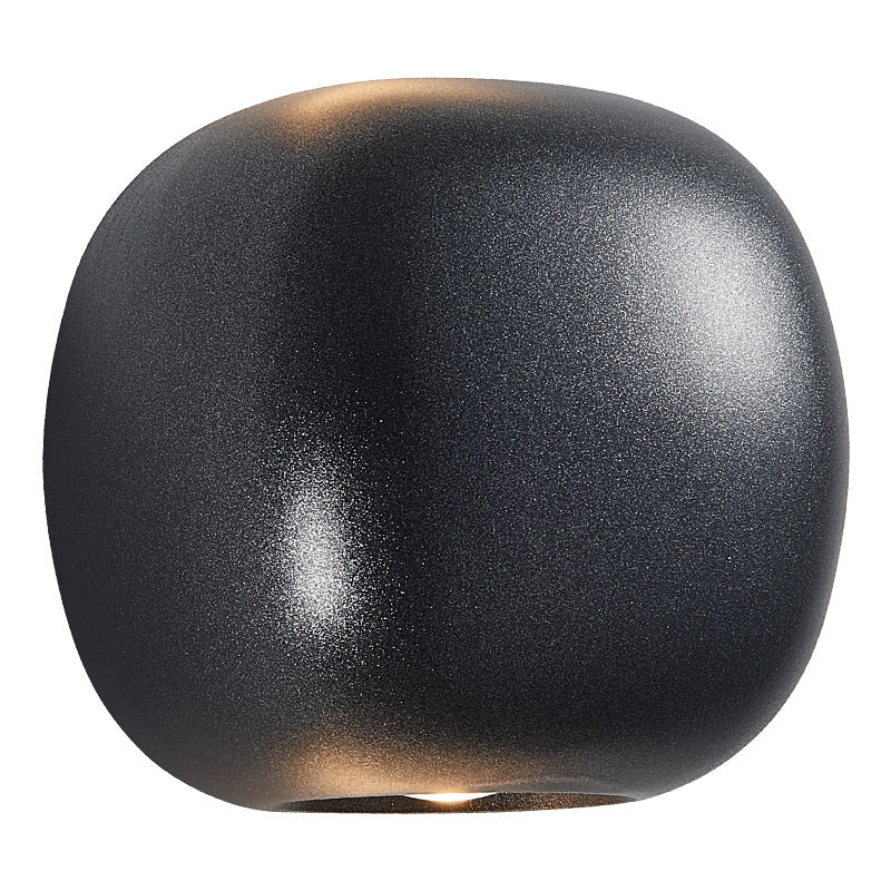 Modern Simplicity Aluminum Spherical LED Wall Sconce Lamp