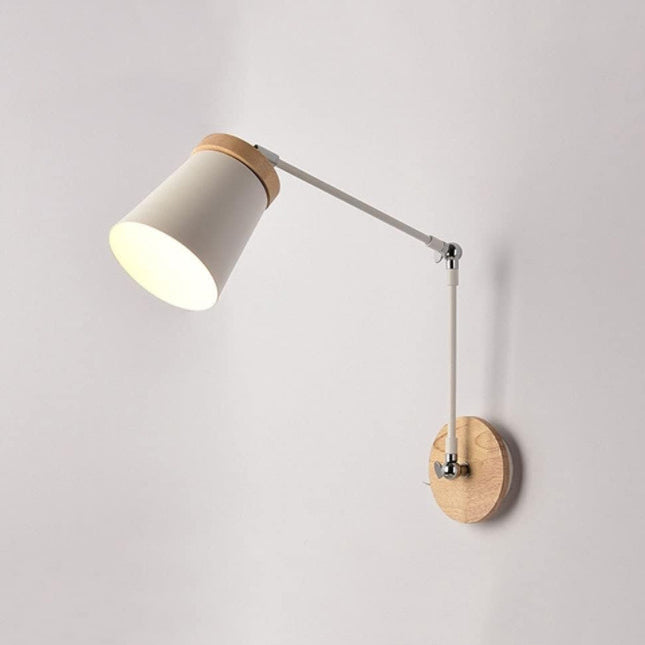 Scandinavian Iron Cylinder Shade 1-Light Wall Sconce Lamp