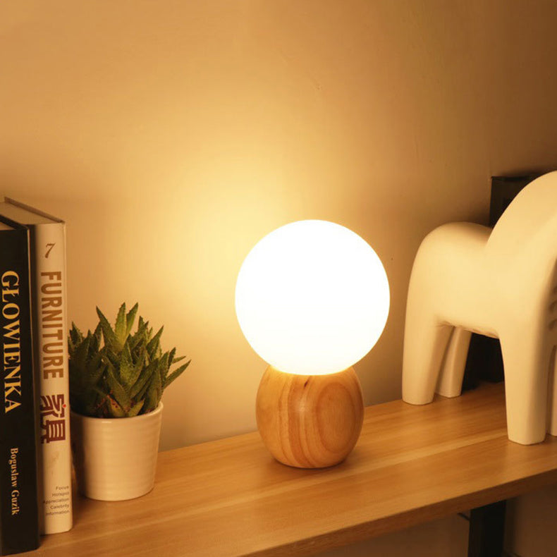 Contemporary Orb Table Lamp