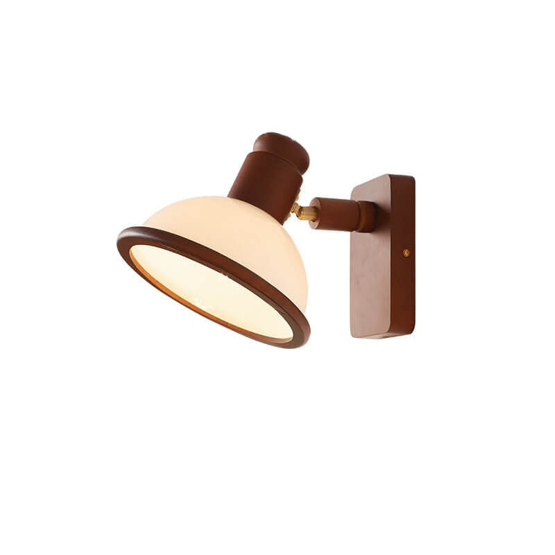 Chinese Adjustable Swing Arm Dome 1-Light Wall Sconce Lamp