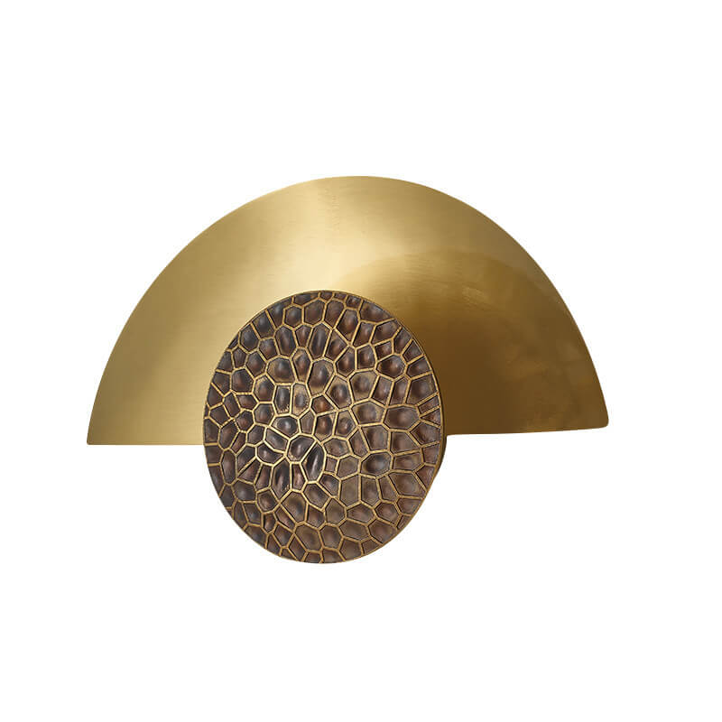 Scandinavian Half-Moon Round Iron LED Wall Sconce Lamp