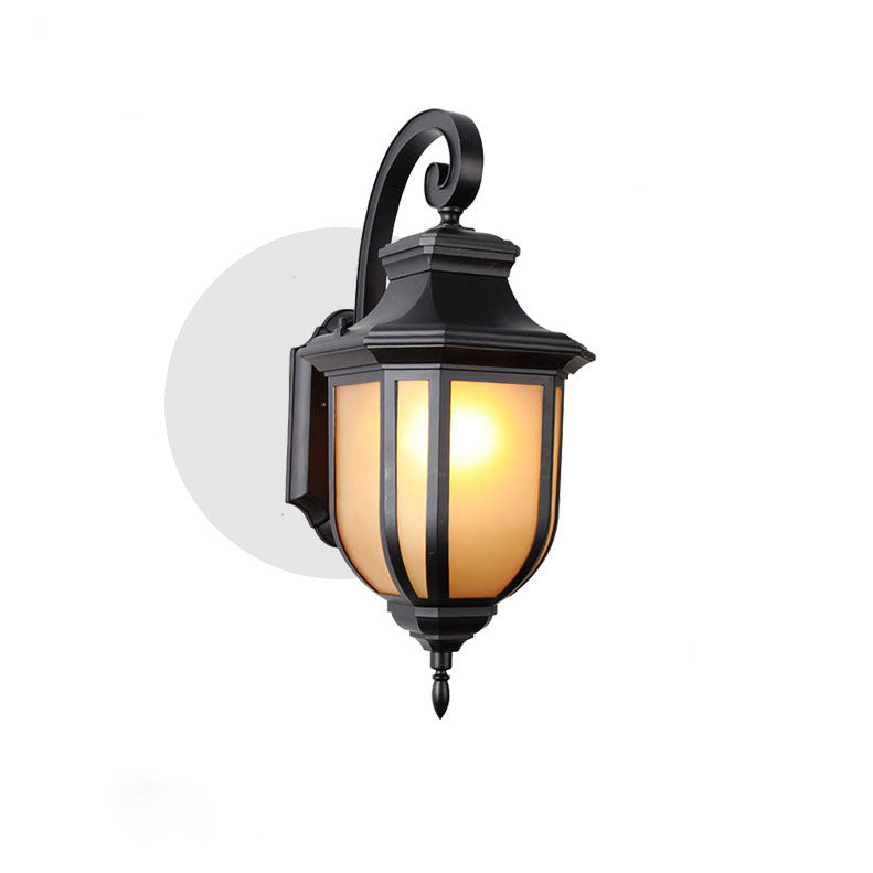 Aluminum Alloy Square Outdoor 1-Light Wall Sconce Lamp