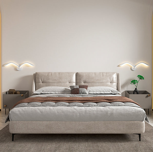Minimalist Iron Acrylic Gull Arch LED Wall Sconce Lamp