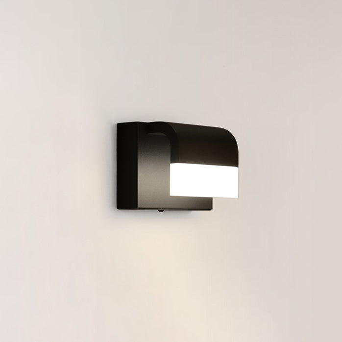 Minimalist Rectangle Iron Aluminum PS LED Wall Sconce Lamp