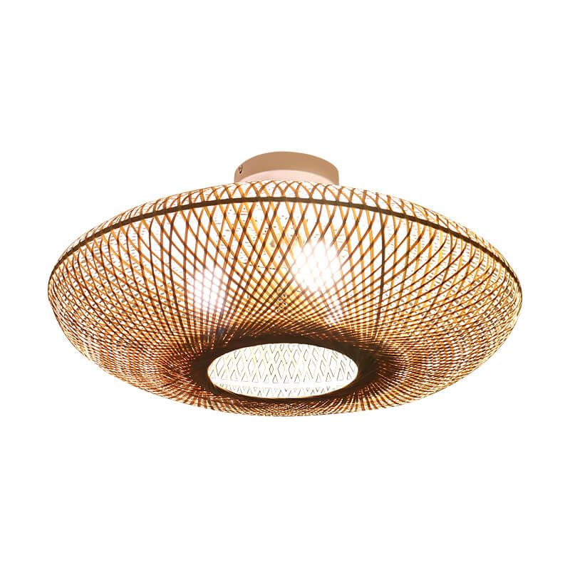 Traditional Bamboo Ceiling Light