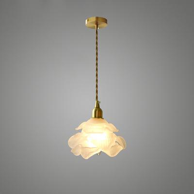 Vintage French Petal Pendant Light