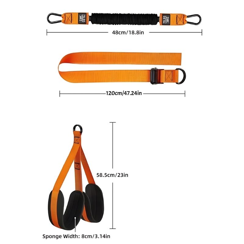 Pull Up Assist Band with Foot Holder