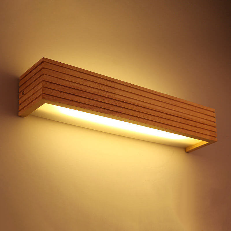 Solid Linear LED Mirror Front Light Wall Sconce Lamps