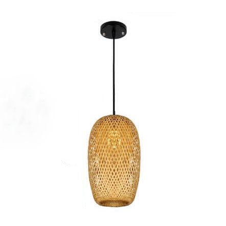 Traditional Bamboo Pendant Light