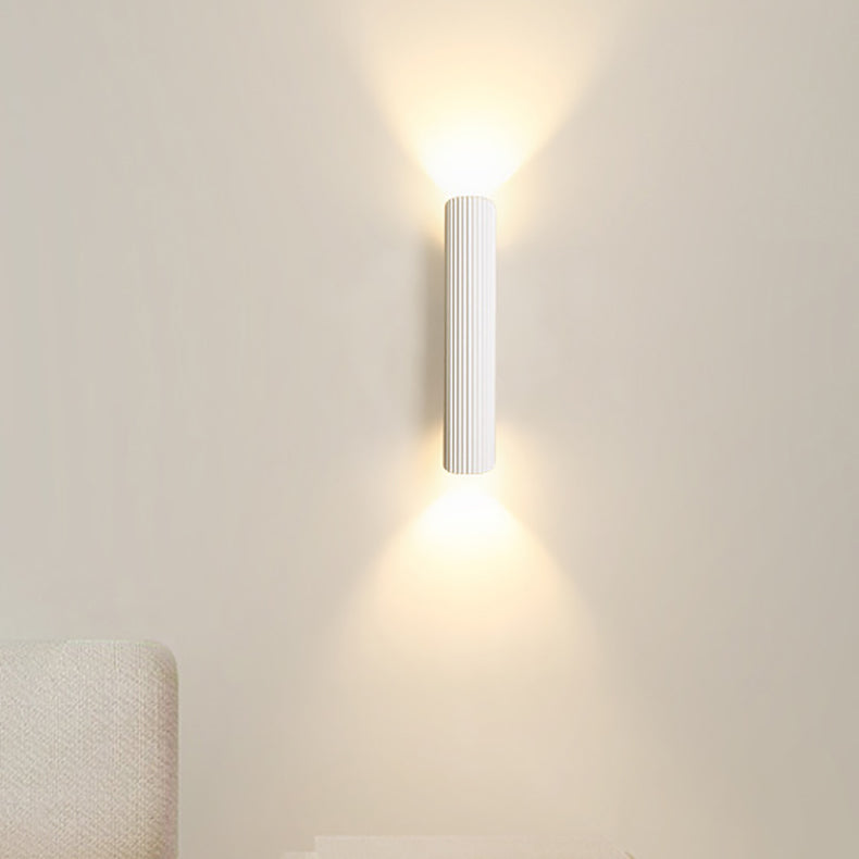 Simplicity Aluminum Roman Column Strip LED Wall Sconce Lamp