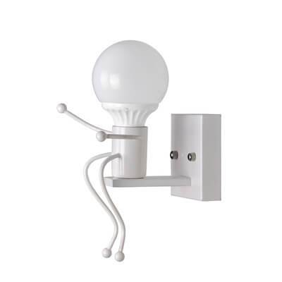 Creative Art Villain Iron 1-Light Wall Sconce Lamp