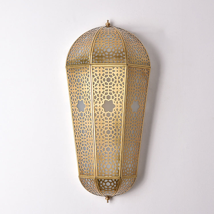 Full Out Semi-cone Shade PVC 1-Light Wall Sconce Lamp