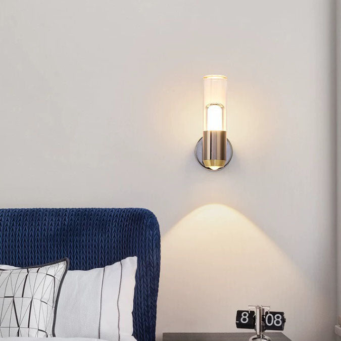 Nordic Aluminum Iron Cylinder LED Wall Sconce Lamp