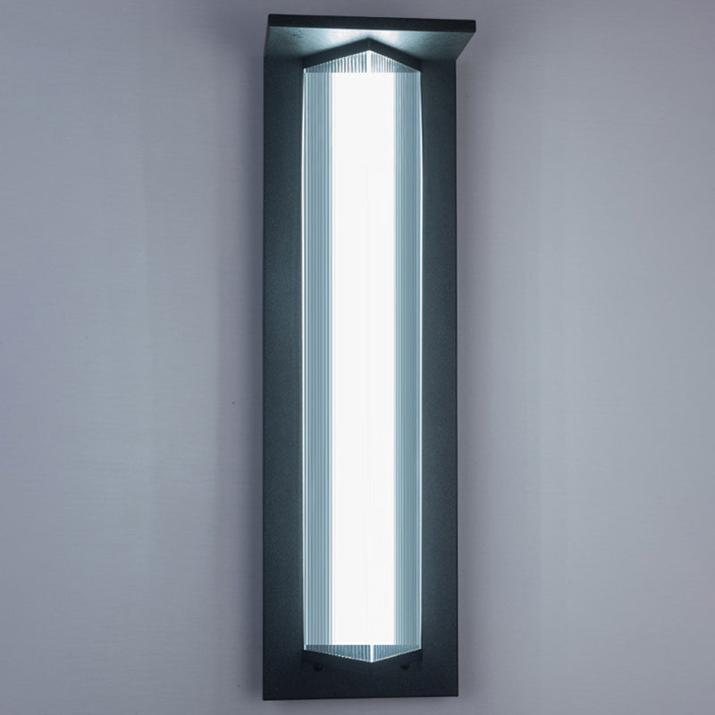 Simplicity Acrylic Shade LED Waterproof Wall Sconce Lamp