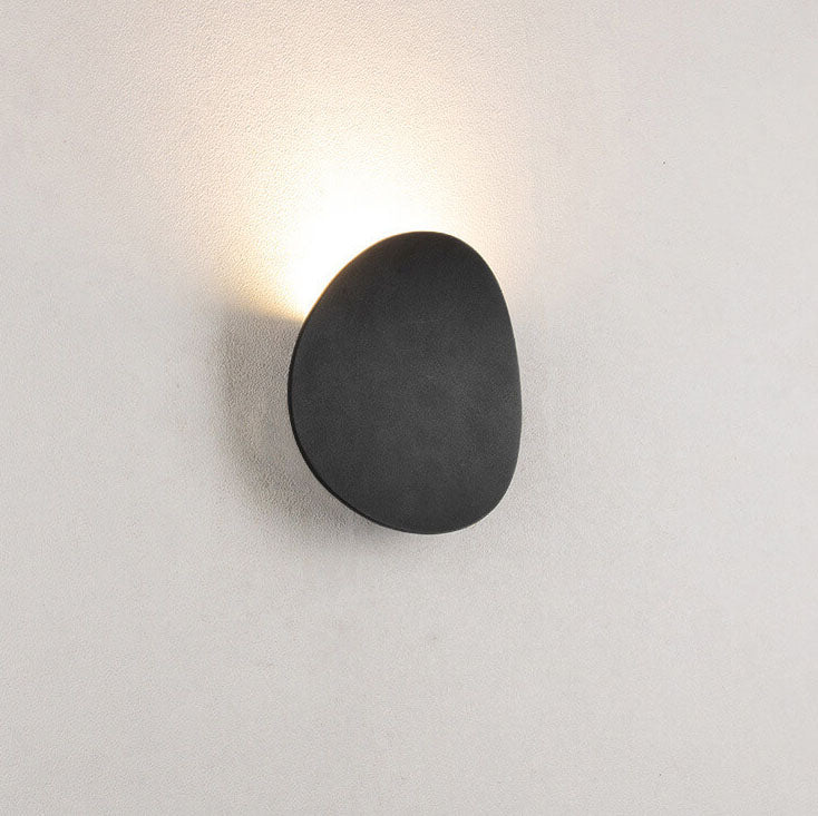 Round 1-Light LED Indoor Outdoor Wall Sconce Lamp