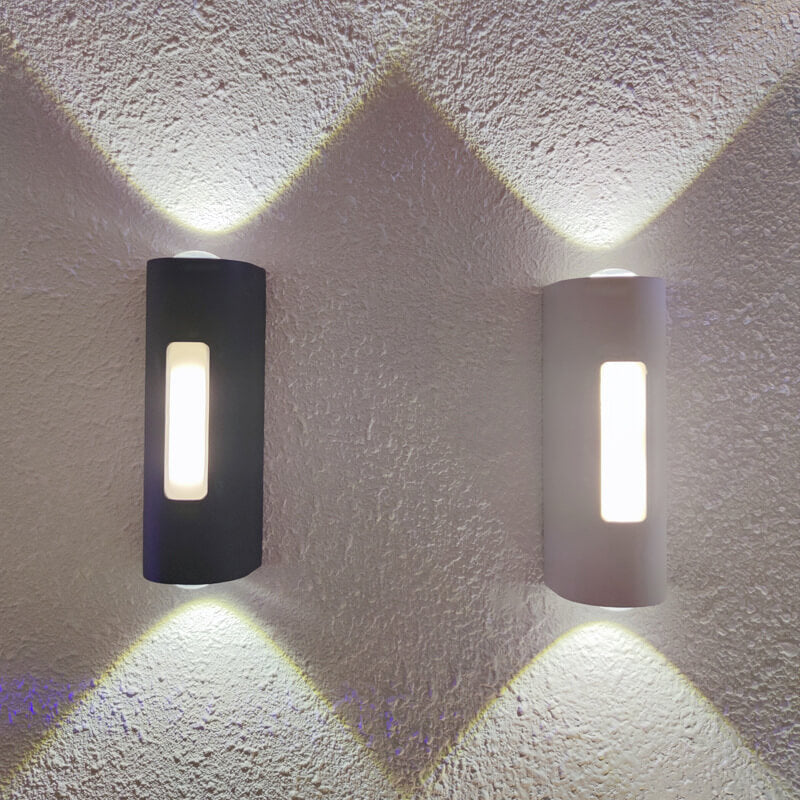 Cylindrical Design LED Outdoor Decorative Wall Sconce Lamp