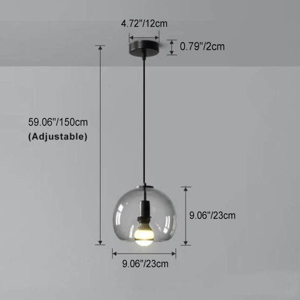 Minimalist Dome Pendant Light