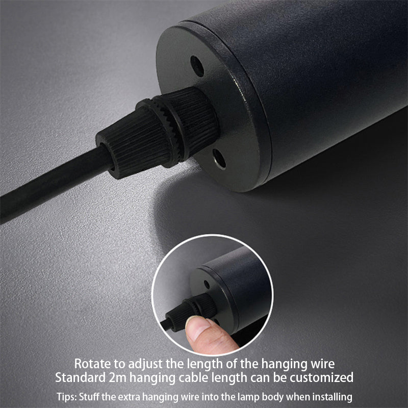 Minimalist Long Cylindrical Spotlight LED Wall Sconce Lamp