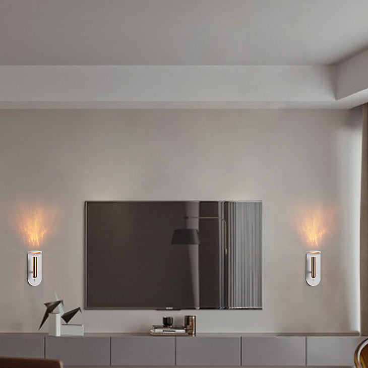 Flame Shadow Rotatable Adjustable LED Wall Sconce Lamp