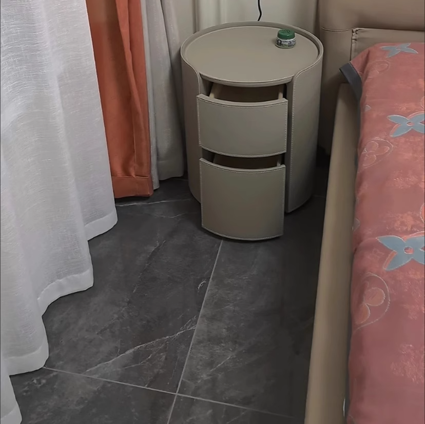 Modern Leather Nightstand