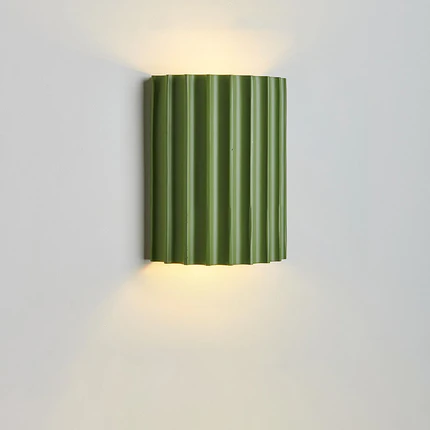 Contemporary Nordic Resin Tiles 2-Light Wall Sconce Lamp