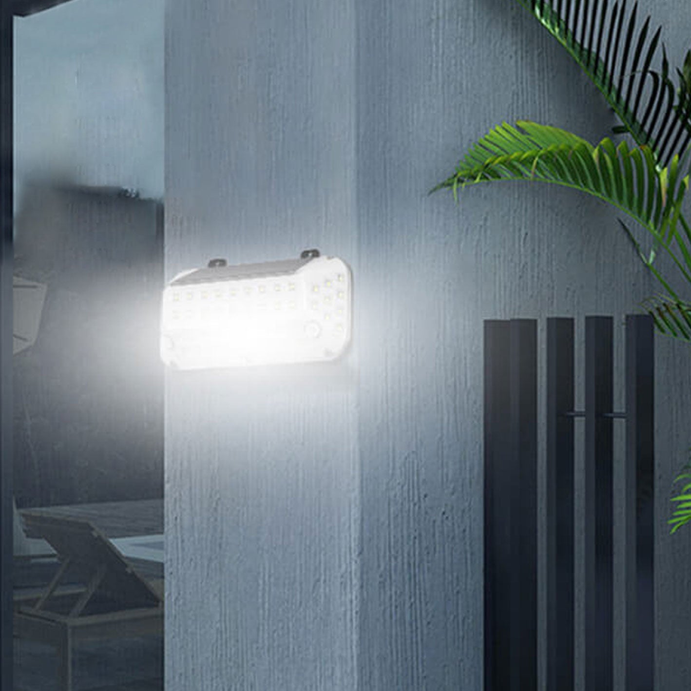 Outdoor Human Sensor Outdoor Garden Wall Sconce Lamp