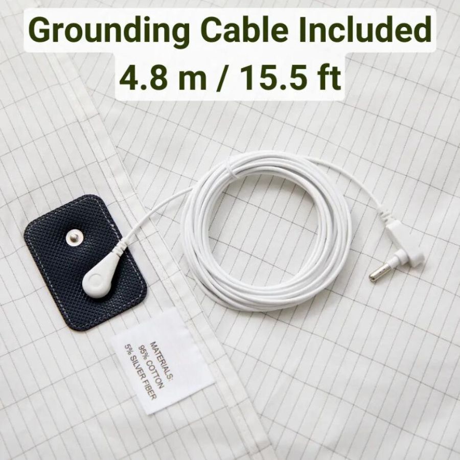 Grounding Bed Sheet with Detachable Grounding Cord