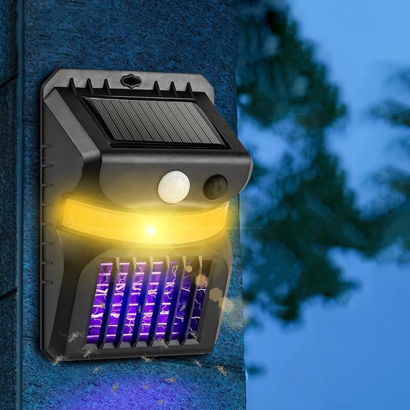 Solar Intelligent Sensor Outdoor Garden Wall Sconce Lamp