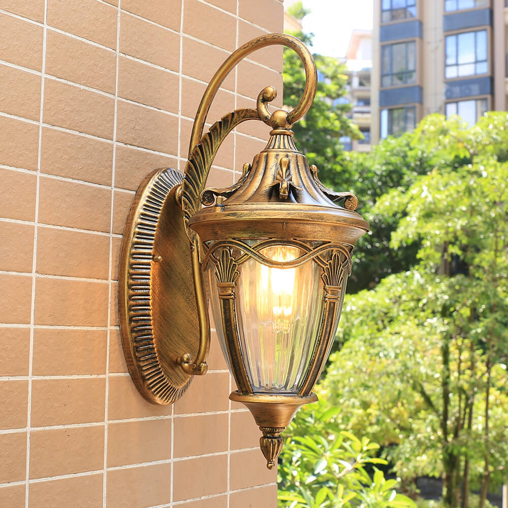 Maple Lantern Outdoor Waterproof 1-Light Wall Sconce Lamp