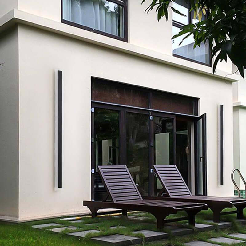 Minimalistic LED Acrylic Outdoor Waterproof Wall Light