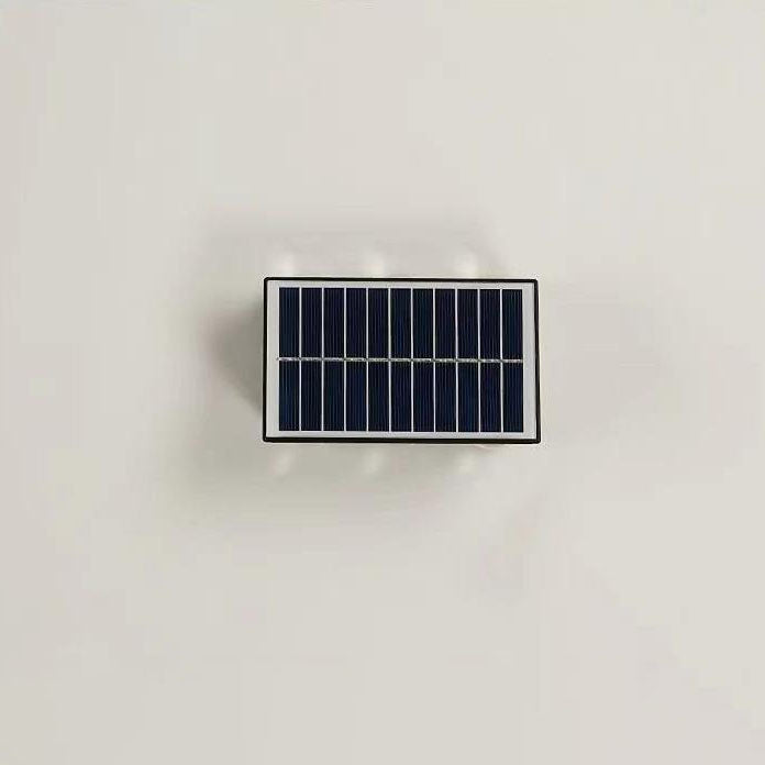 Industrial Solar Waterproof ABS Column LED Wall Sconce Lamp