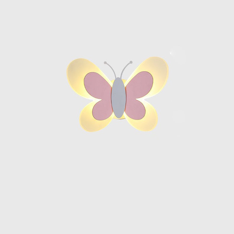 Creative Acrylic Butterfly Design Iron LED Wall Sconce Lamp