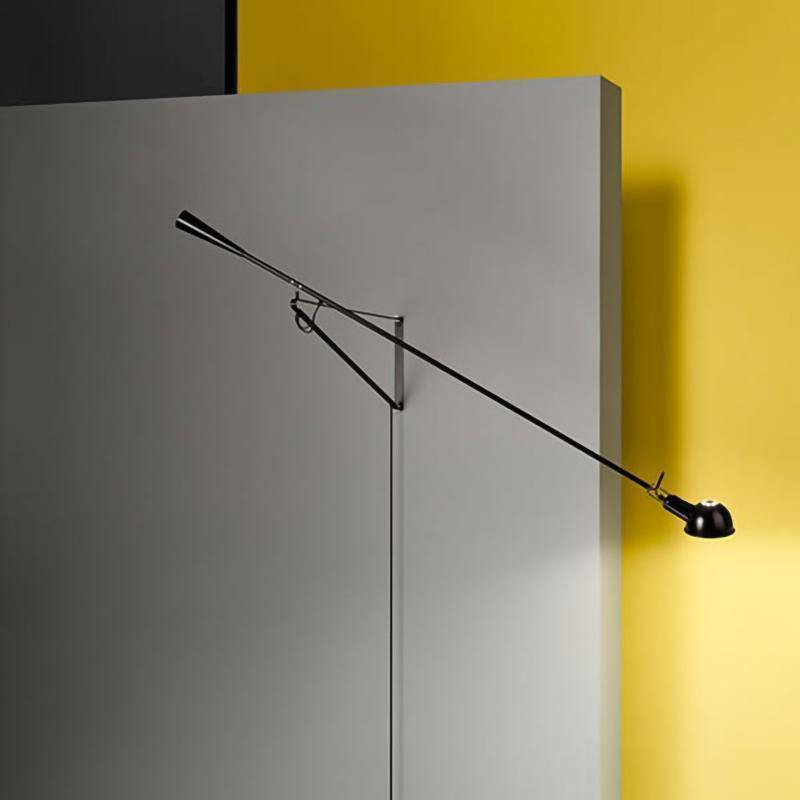 Adjustable Extended-Arm Wall Lamp