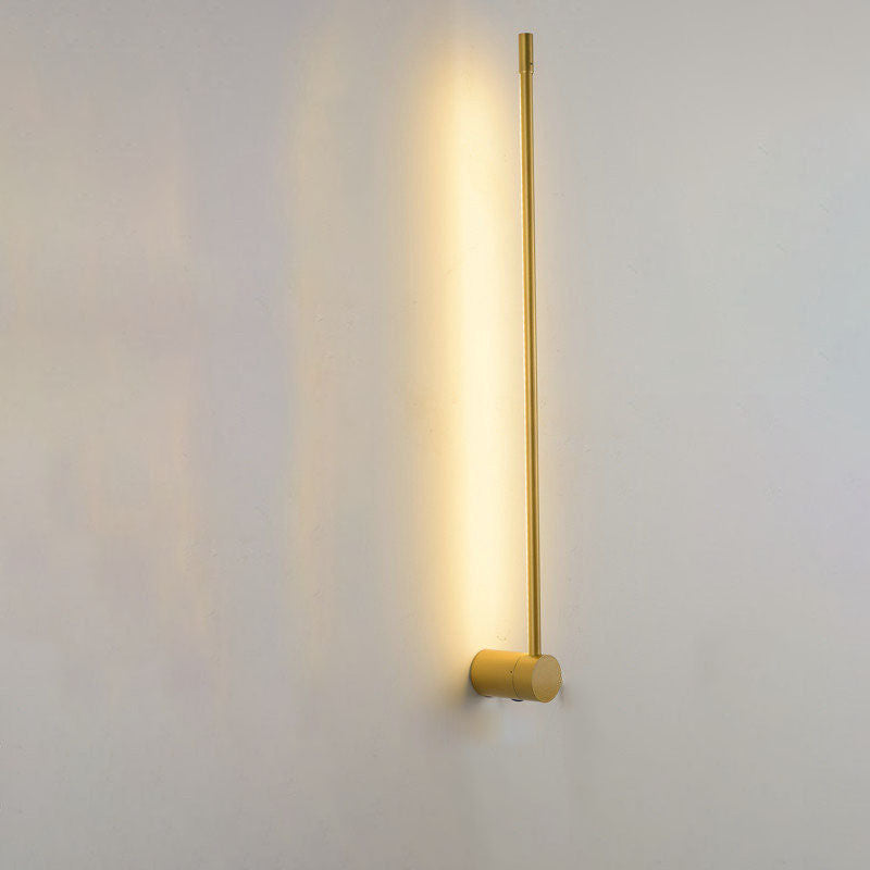 Minimalist Aluminum Straigh Line LED Wall Sconce Lamp