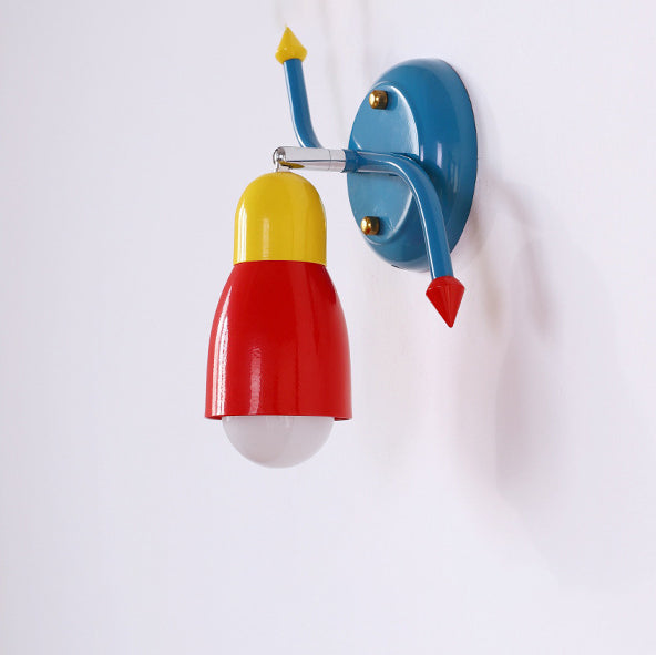 Creative Iron Arrow 1-Light Rocker Arm Wall Sconce Lamp