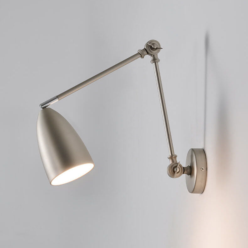 Swing Rotating Retractable Iron 1-Light Wall Sconce Lamp
